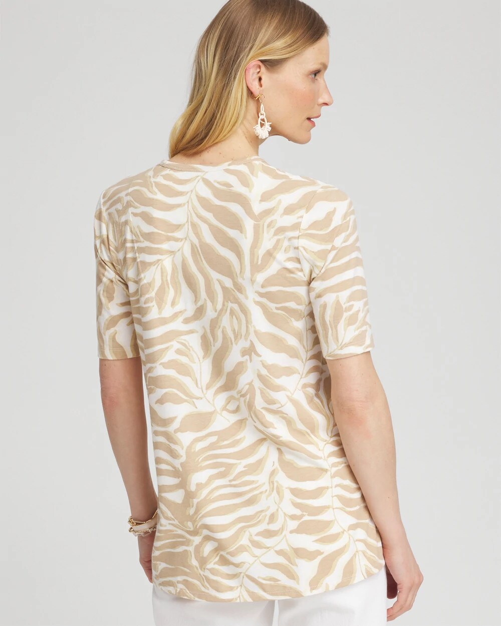 Touch of Cool Leaves Modern Tunic