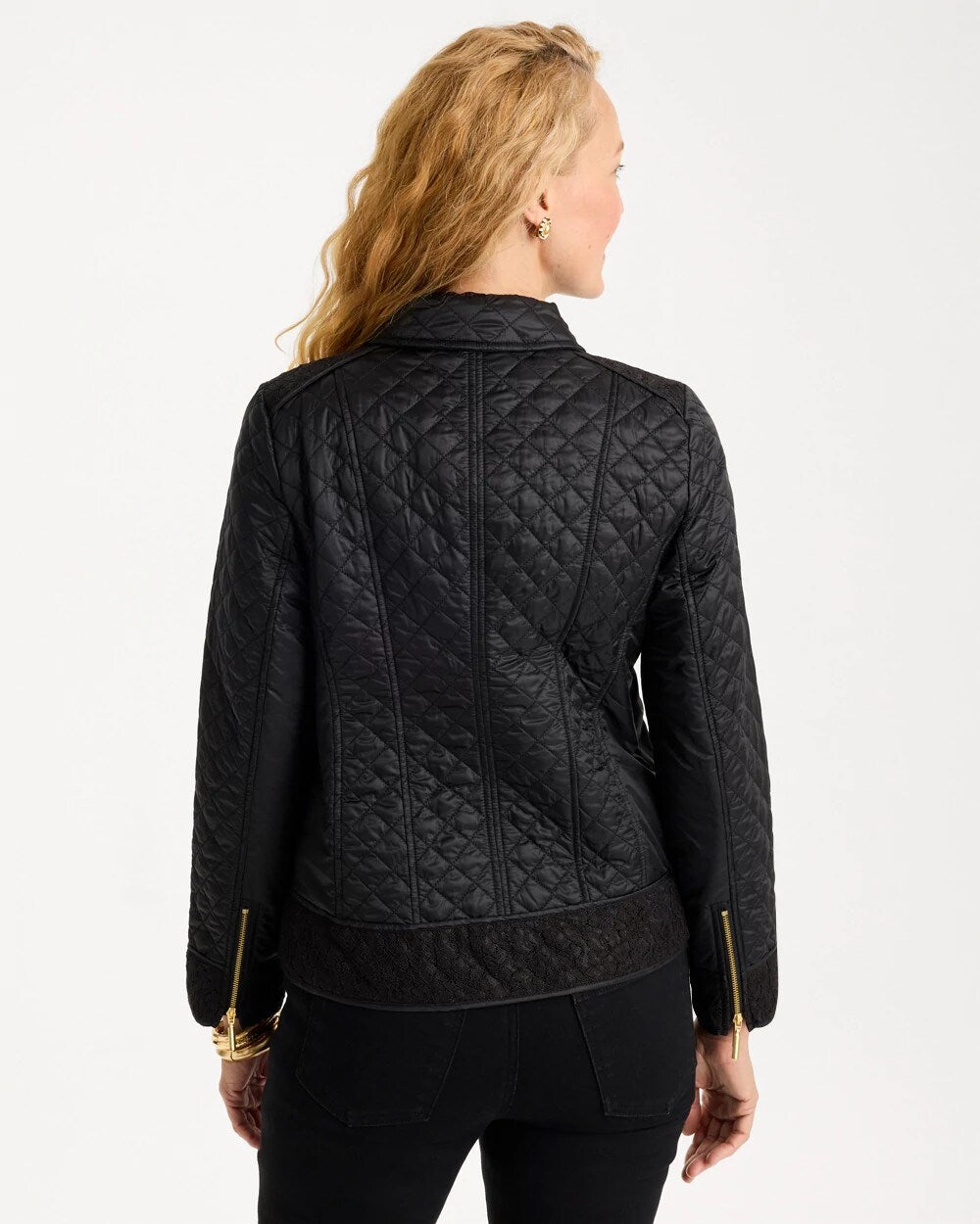 Quilted Long-Sleeve Jacket