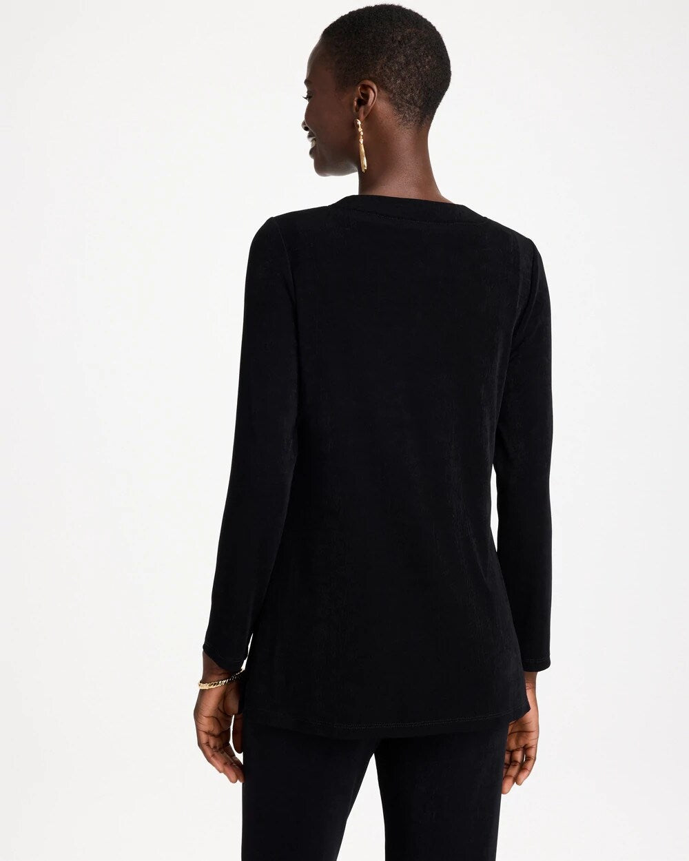 Travelers Collection Scoopneck Shirt Jacket