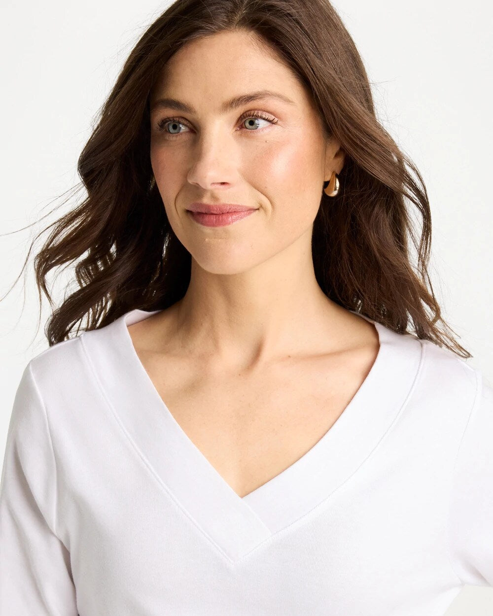 Pima Cotton 3/4 Sleeve Tee