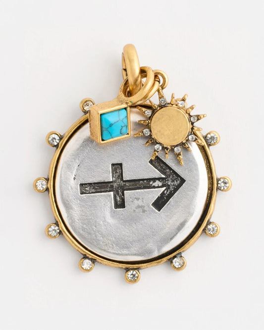 Sagittarius Zodiac Charm Pendant