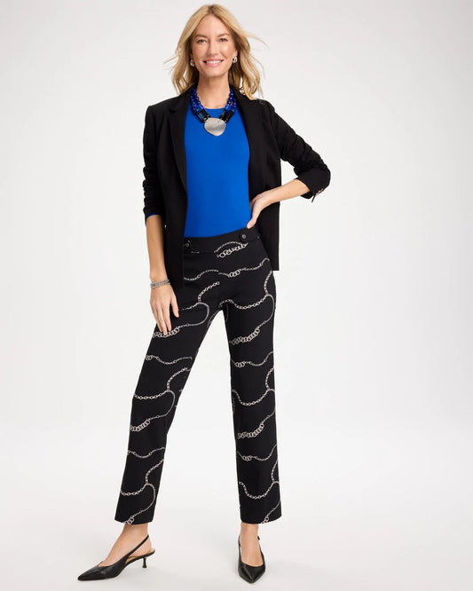 Brigitte Gilded Tab Straight Pants