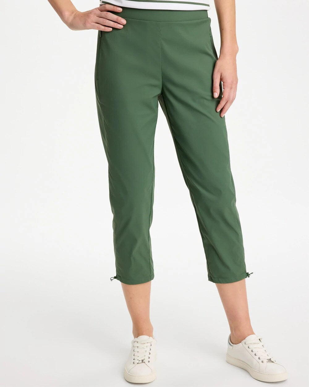 Zenergy UPF Striped Bungee Crop