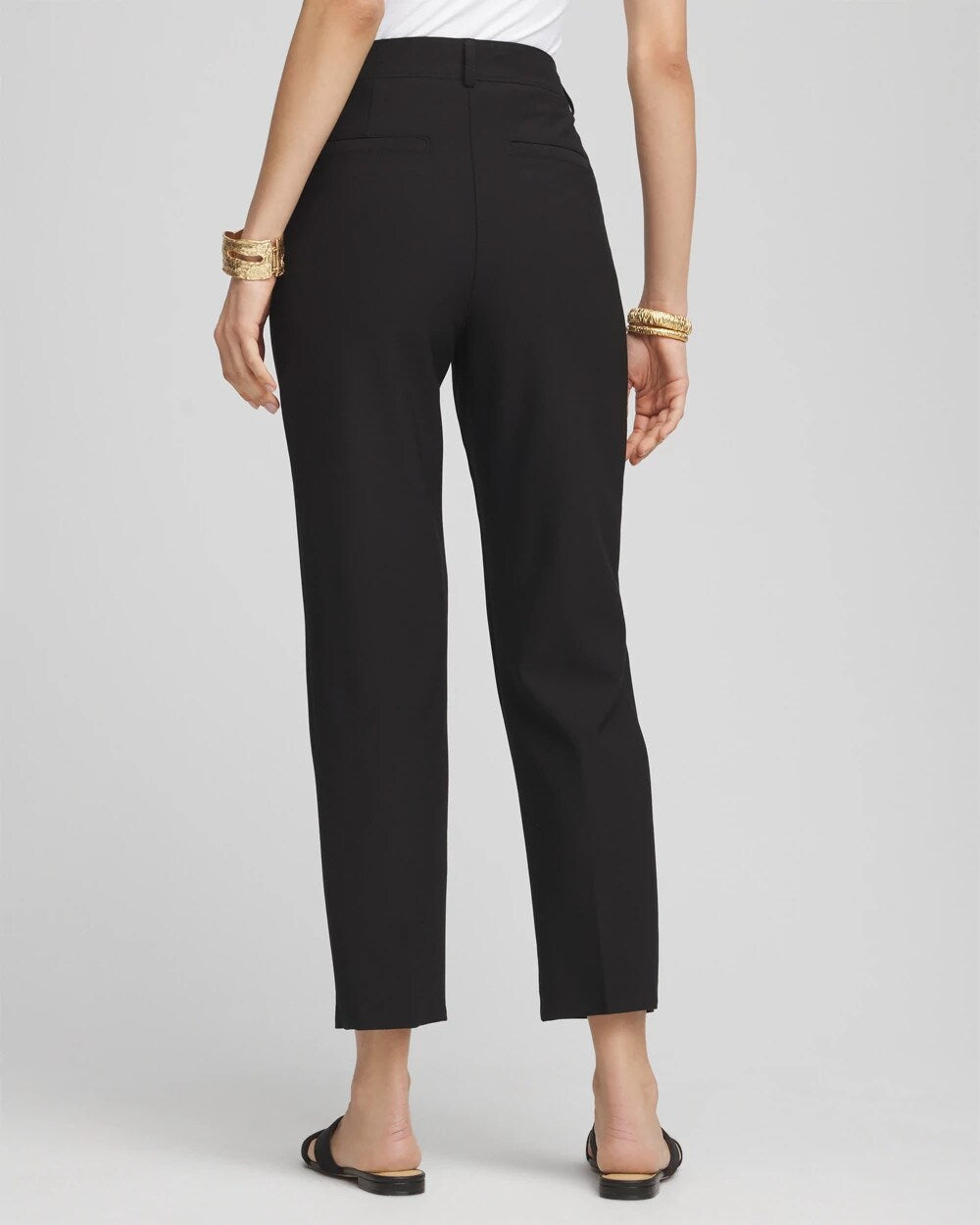Fly Front Ankle Pants