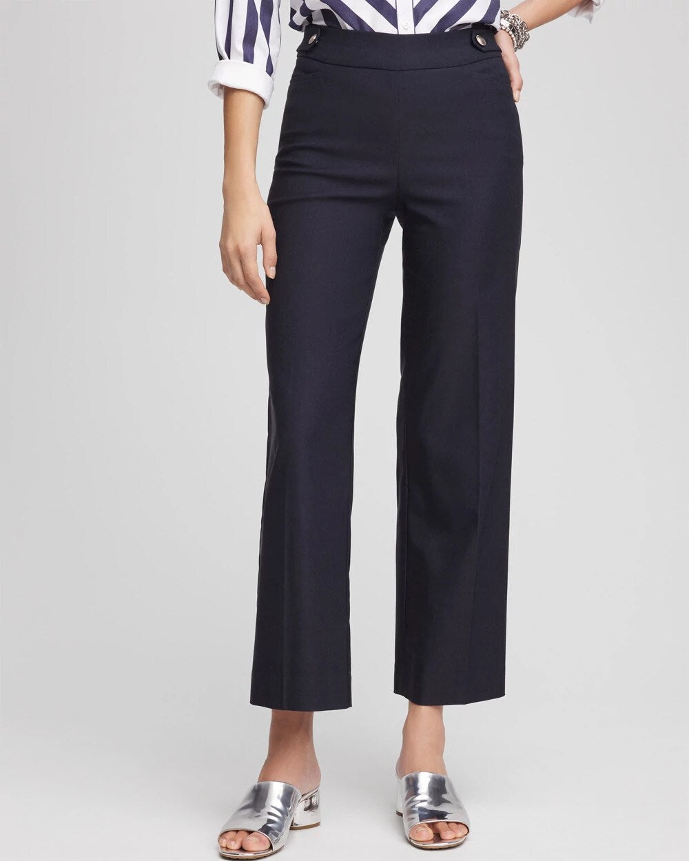 Brigitte Wide-Leg Cropped Pants