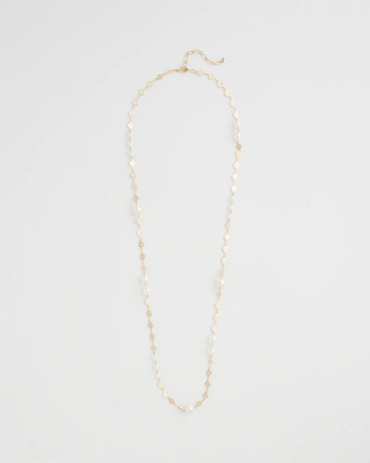 Pearl and Link Necklace