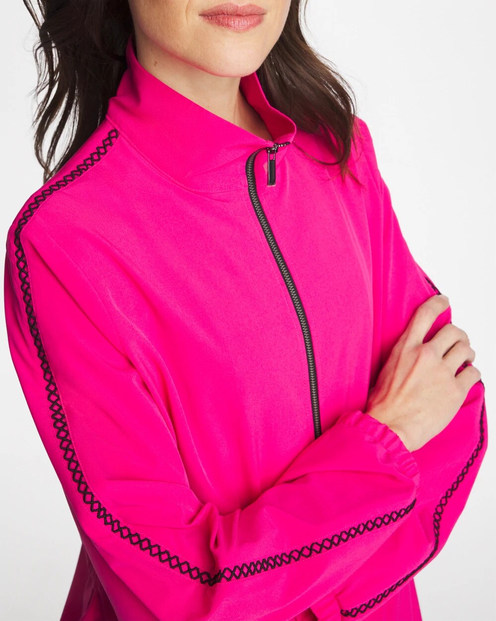 Zenergy UPF Lattice-Trim Jacket