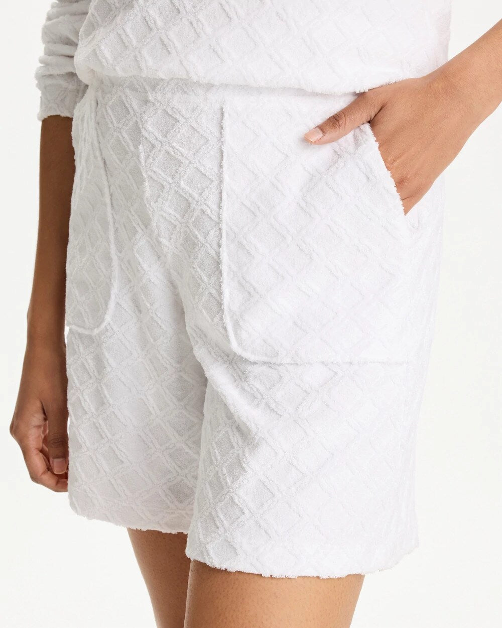 Zenergy Terry Cloth Jacquard Shorts
