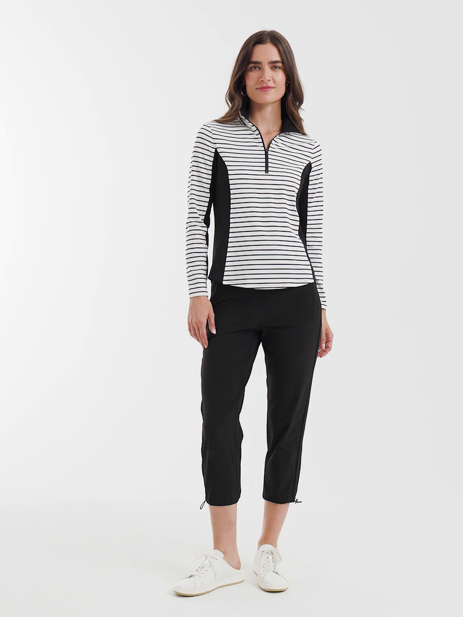 Zenergy UPF Rib Mix Cropped Pants