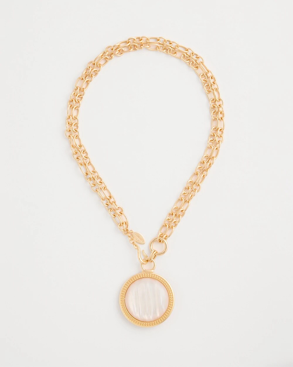 Reversible Swan Pendant Necklace