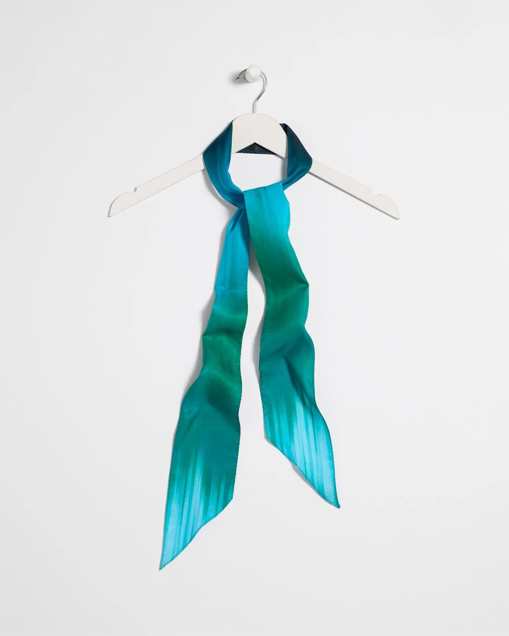 Printed Tie-Dye Skinny Scarf