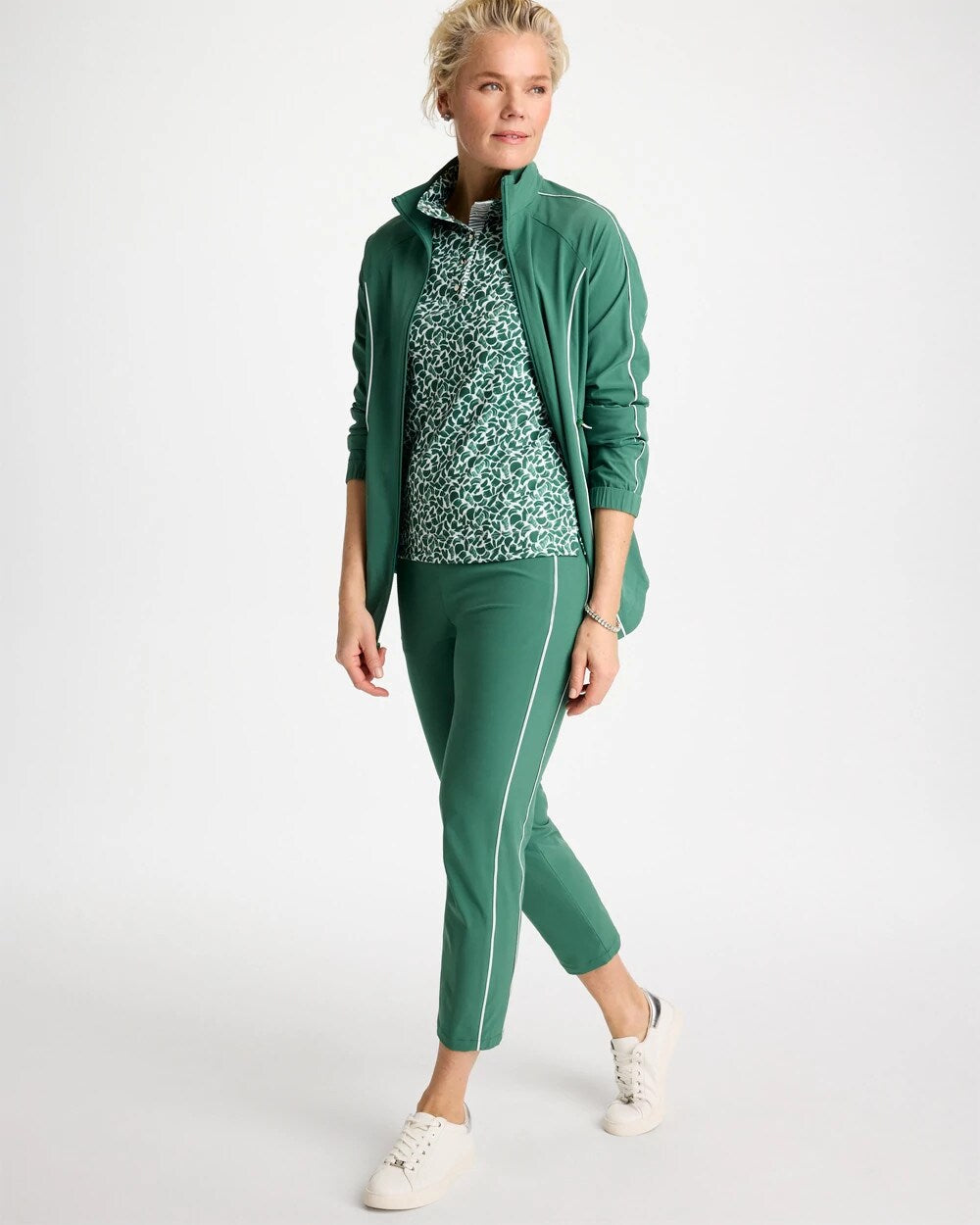 Zenergy UPF Paint Snap Mockneck