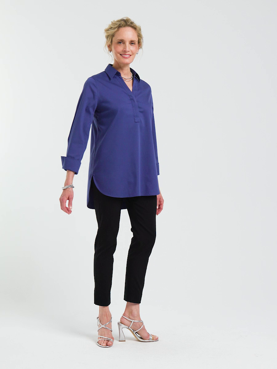 Brigitte Slim Pull-On Ankle Pants