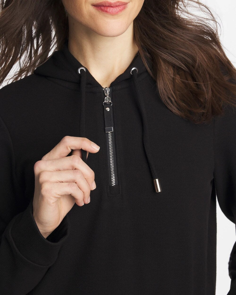 Zenergy Soft Waffle Hooded Top