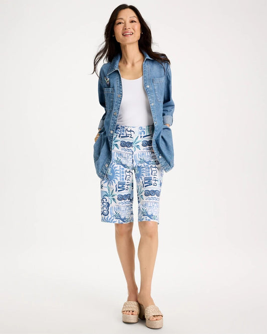 Tropical Brigitte Slim Shorts
