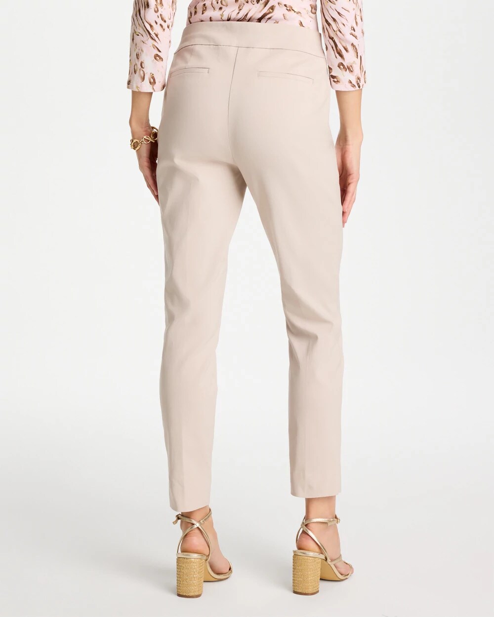 Brigitte Slim Pull-On Ankle Pants