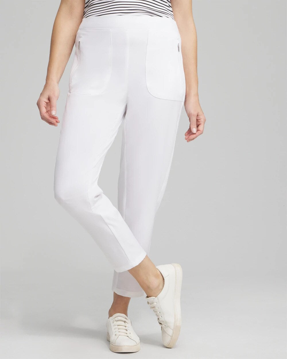 Zenergy UPF Ribbed Side Ankle Pants