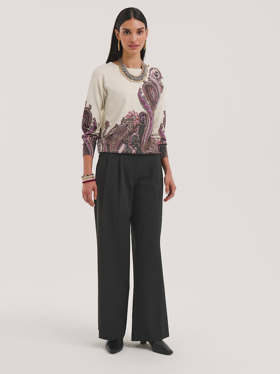 Pleated Trouser Pants