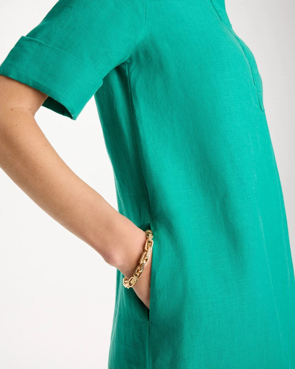 Linen Popover Dress