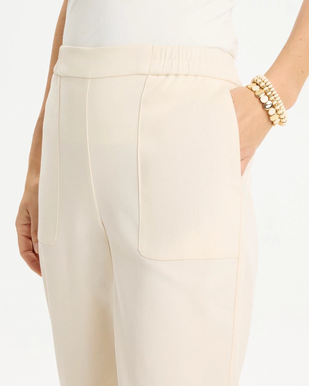 Relaxed Tapered Crop Pants