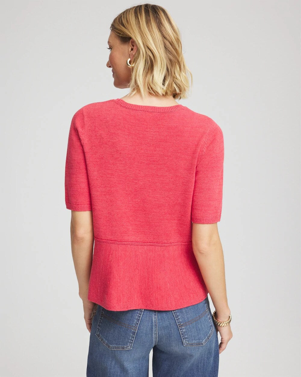 Pullover Peplum Sweater