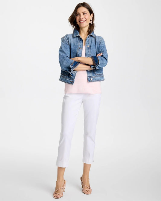 Brigitte Pull-On Cropped Pants