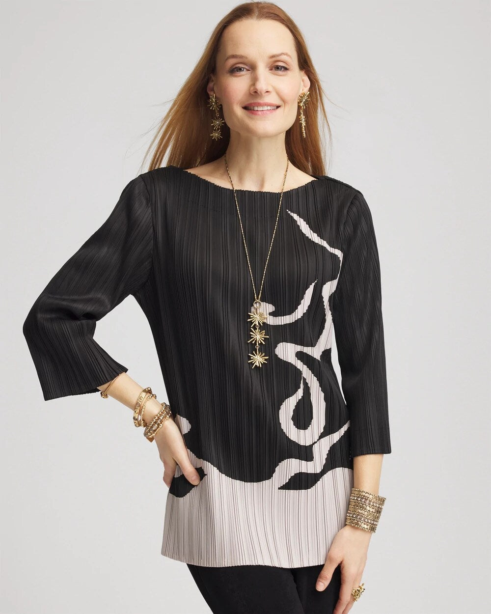 Travelers Collection Pleated Top