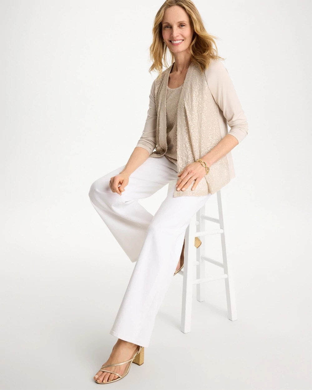 Knit Sequin Cardigan