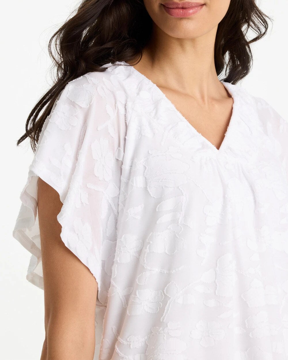 Burnout Floral Tee