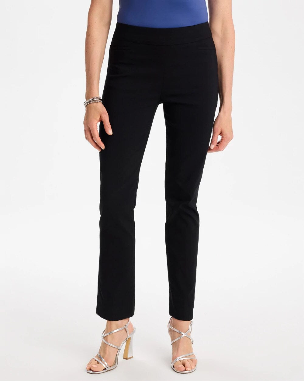 Brigitte Slim Pull-On Ankle Pants
