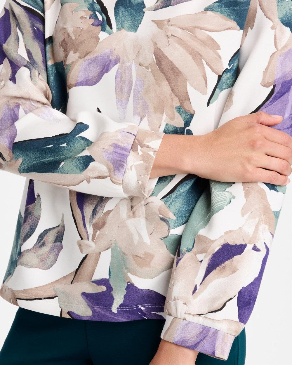 Zenergy Soft Garden Long-Sleeve Top