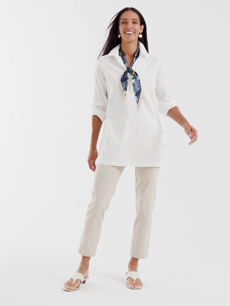 Brigitte Slim Pull-On Ankle Pants