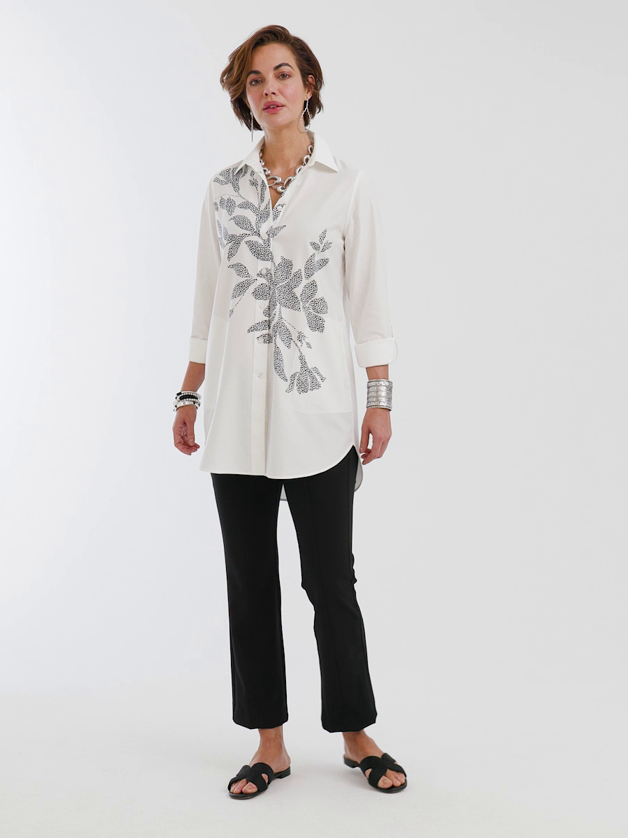 Lightweight Juliet Flared Ankle Pants