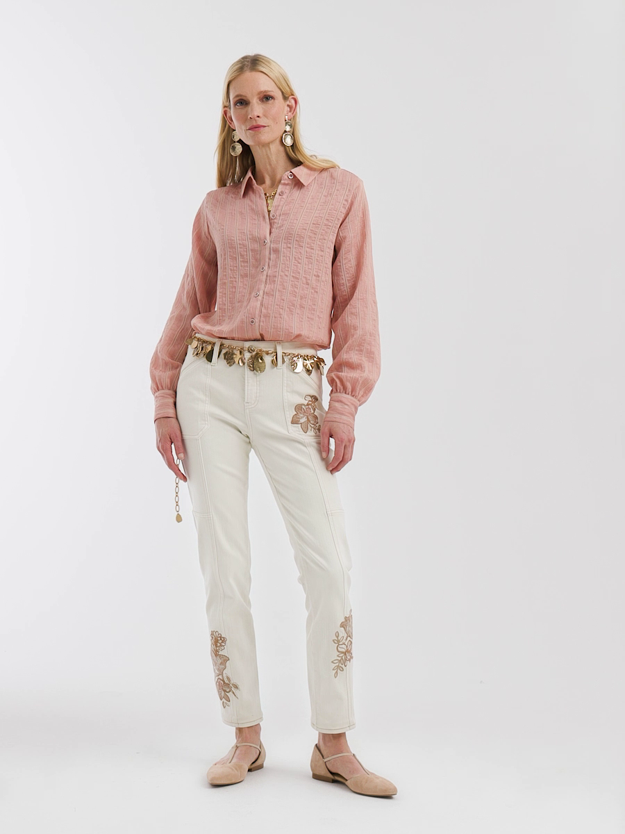 Girlfriend Ankle Utility Jeans