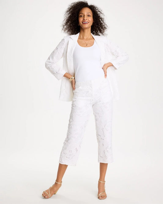 Lace Cropped Pants