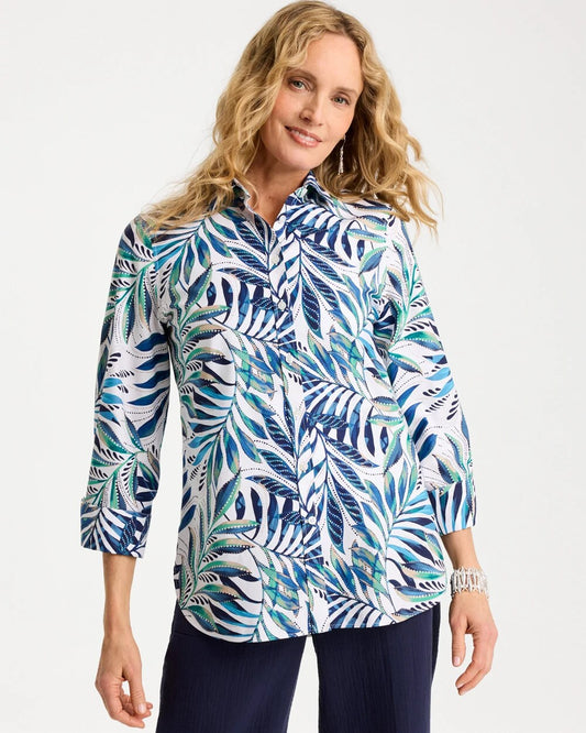 No Iron Stretch Palm Shirt