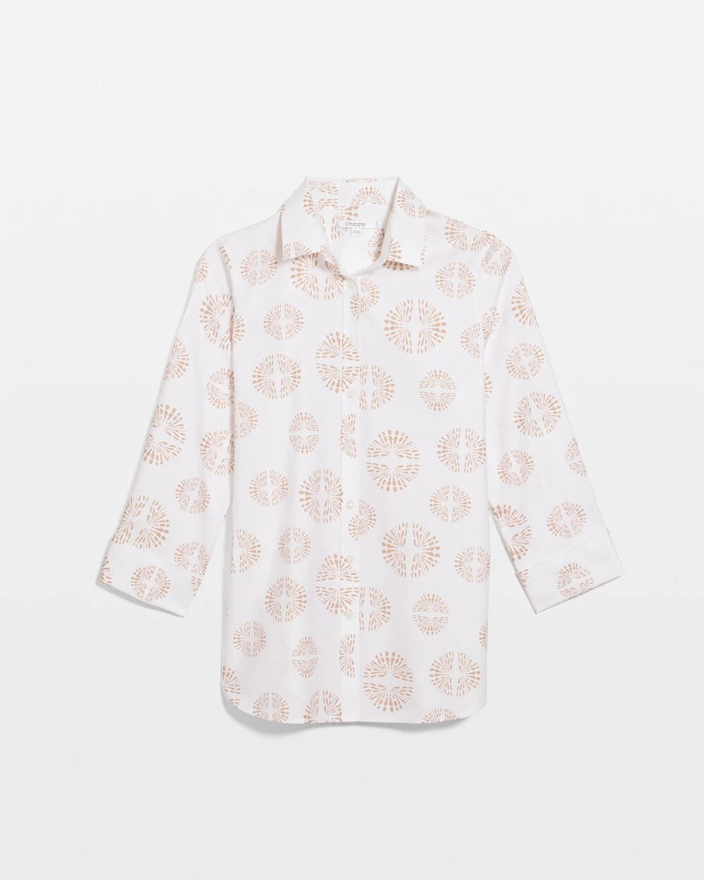 No Iron Stretch Stamped Shirt