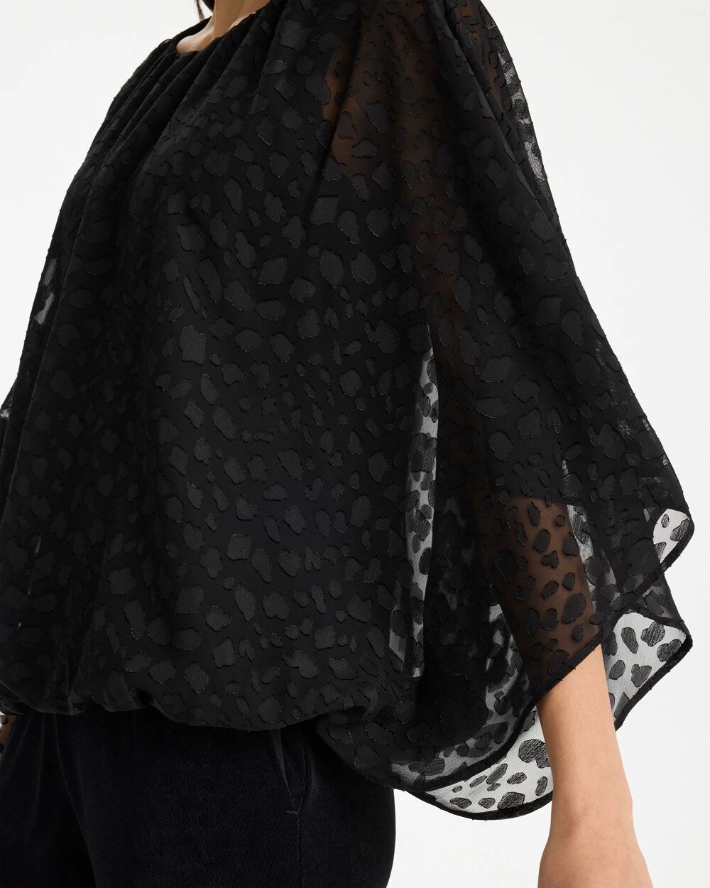 Travelers Bubble Hem Top