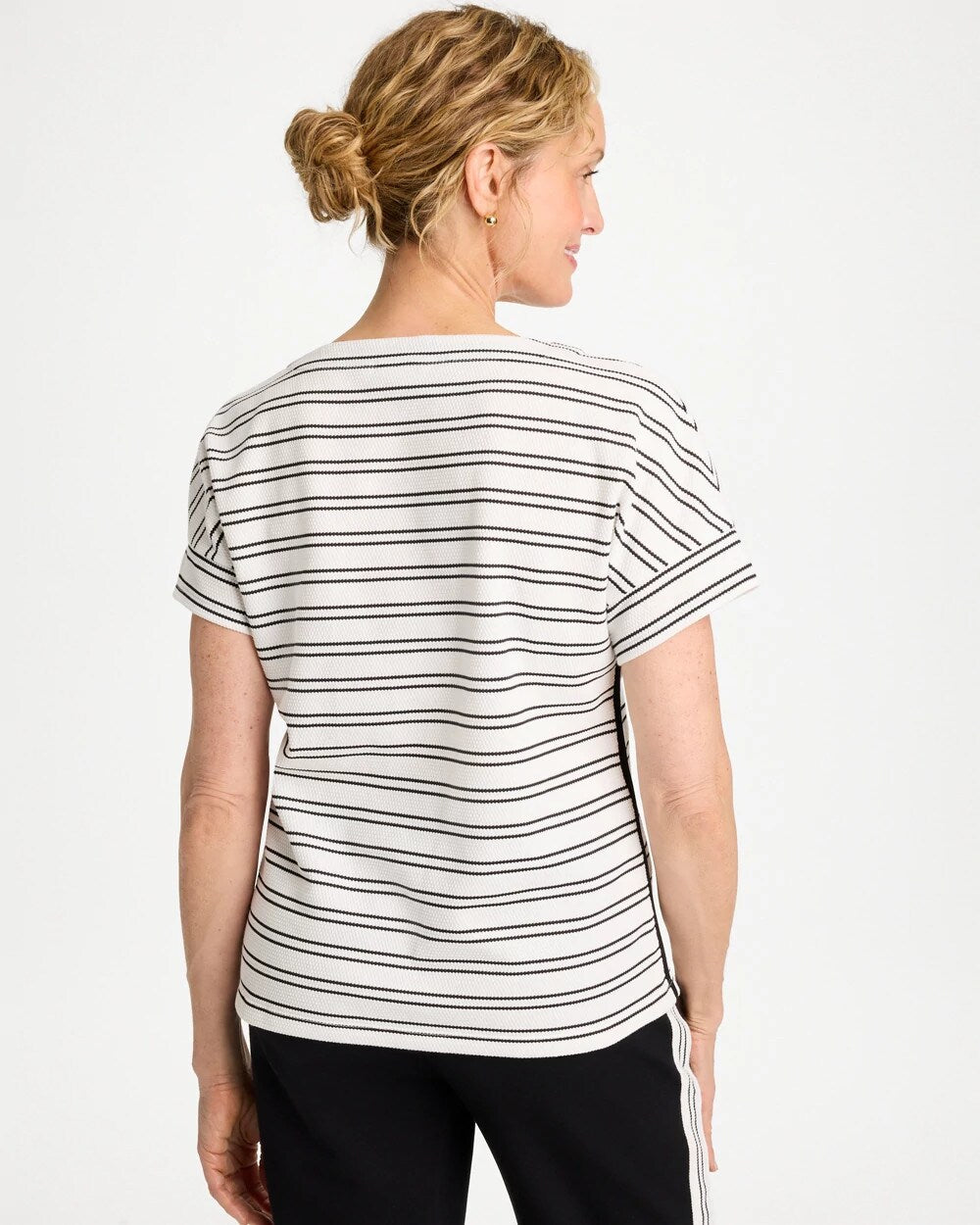 Zenergy Textured Knit Jacquard Top