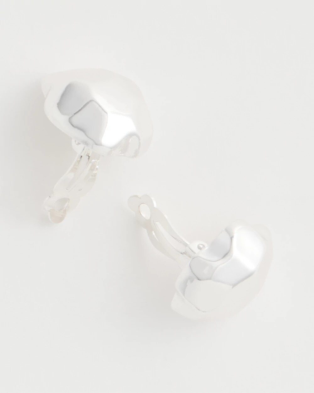 Hammered Clip-On Earrings