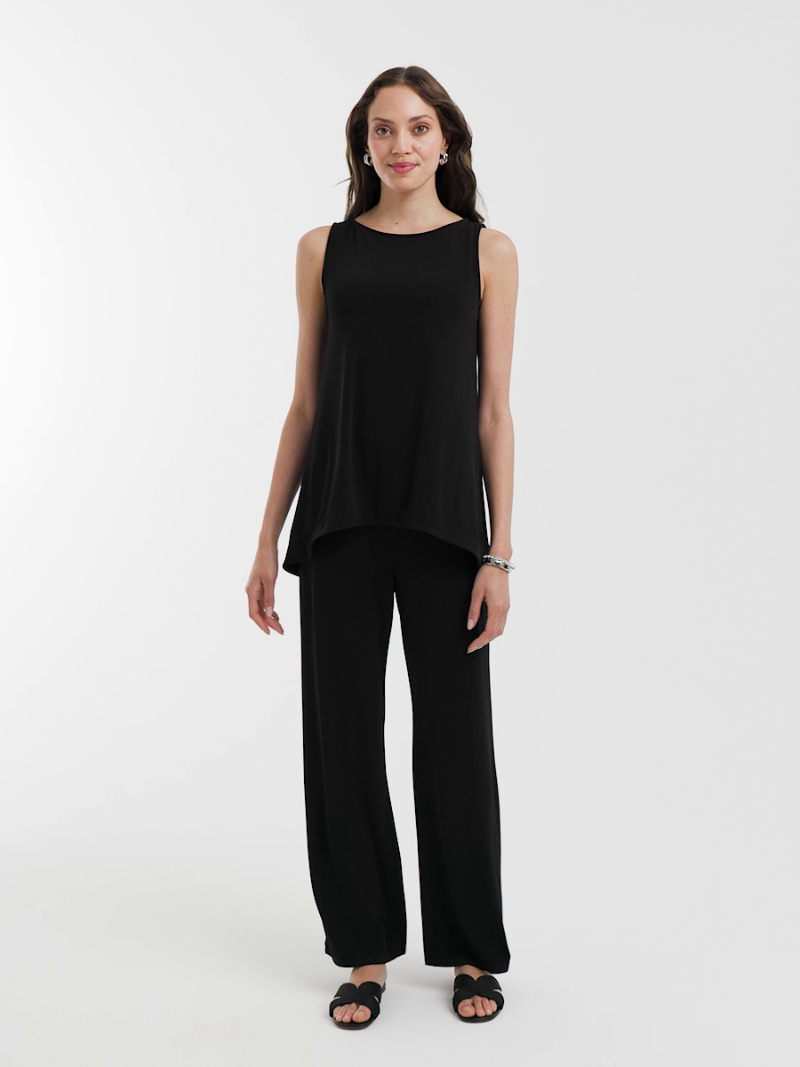 Travelers Knit Wide-Leg Pants