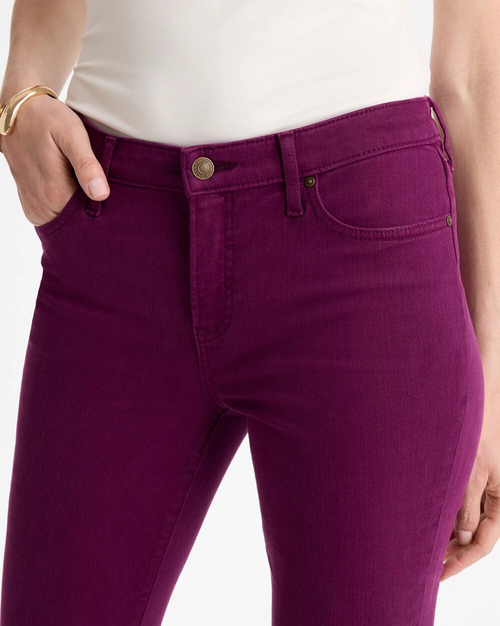 Girlfriend Slim Ankle Jeans