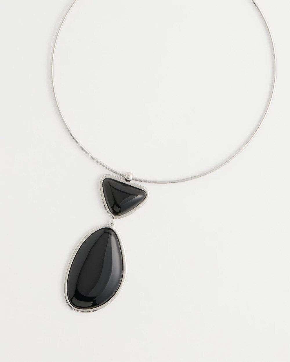 Geo Pendant Collar Necklace