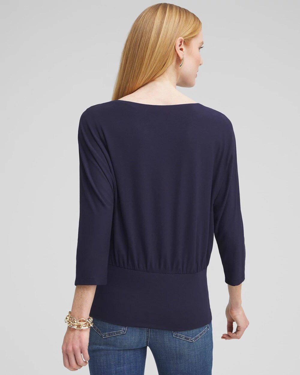 Touch of Cool Banded Hem Top