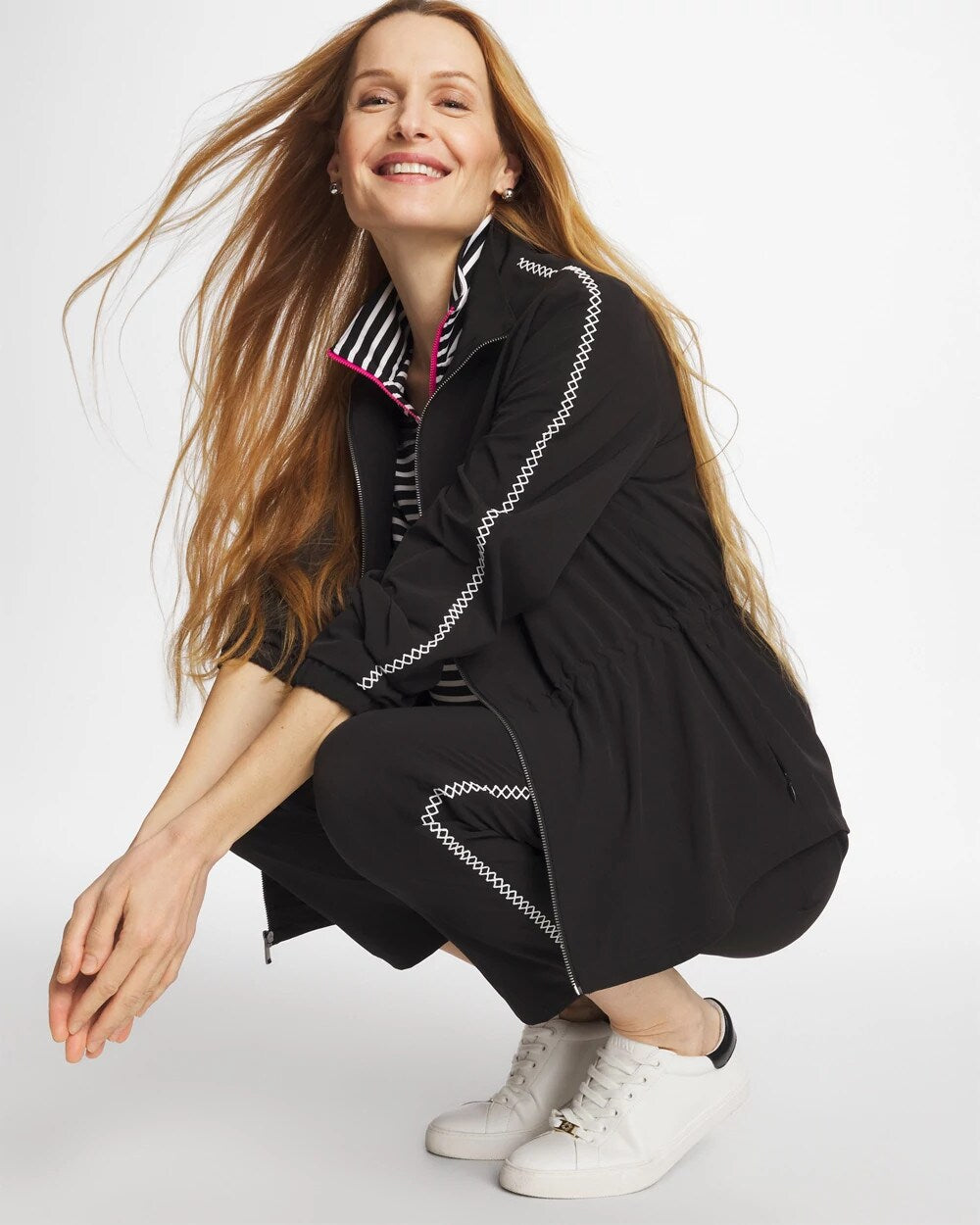 Zenergy UPF Lattice-Trim Jacket