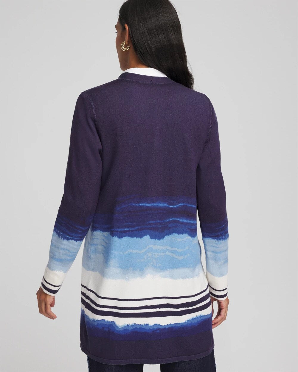 Stripe Ombre Duster Cardigan