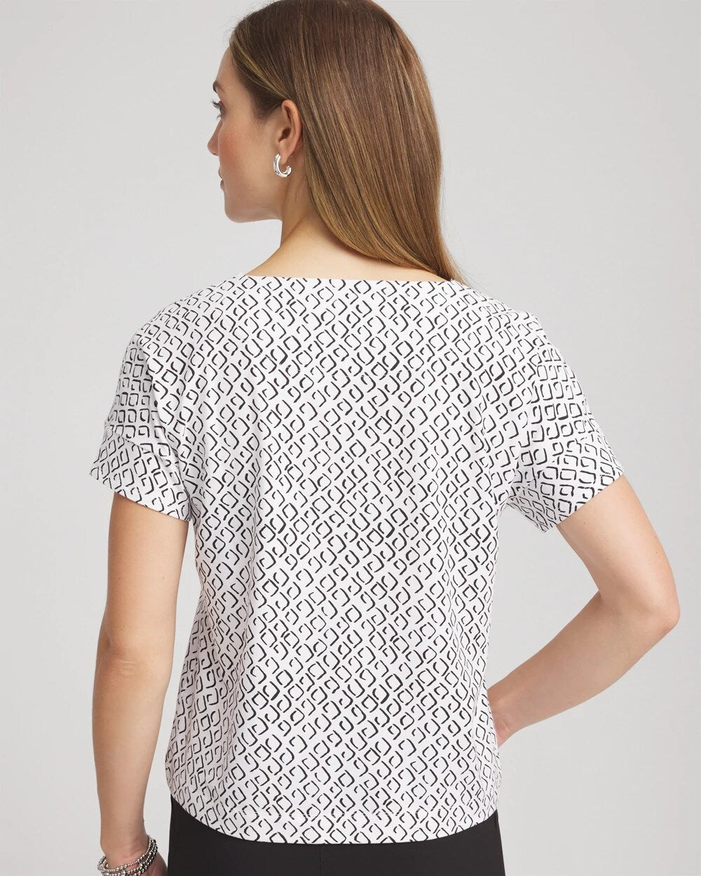 Zenergy UPF Geo-Print Dolman Top
