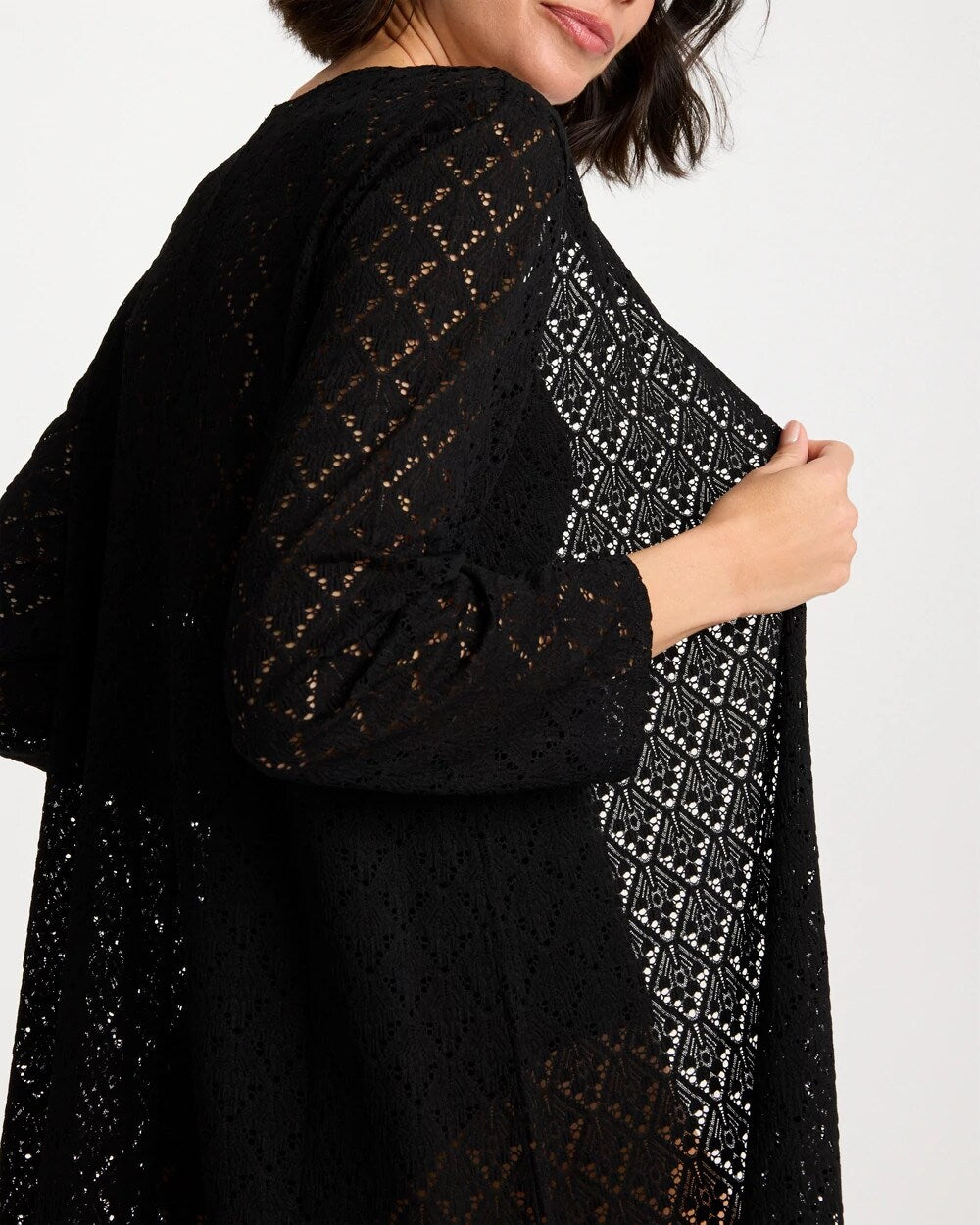 Long Knit Swim Cover-Up