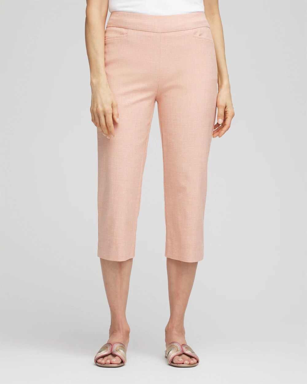 Brigitte Cross Dye Capri Pants