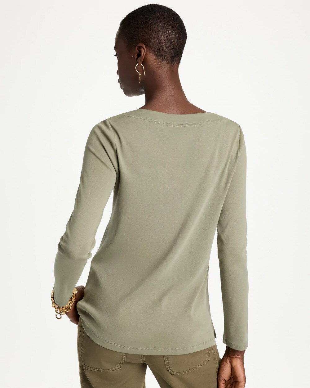 Pima Cotton Boatneck Tee